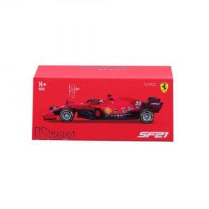 1:43 F1 2021 Ferrari Sf21 With Helmet Sainz