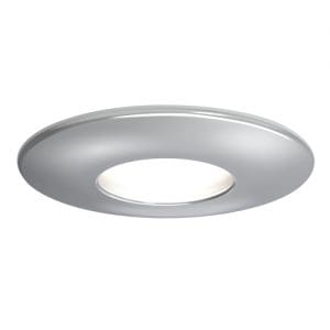 4lite Fire Rated GU10 Downlight (IP65) Chrome with separate Smart LED Wiz Connected Bulb
