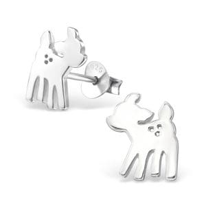 925 Silver Bambi Earrings