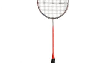 Adidas Spieler E Aktiv 4U Badminton Racket with Sack - Silver/Red