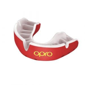 Adult OPRO GOLD Self-Fit GEN4 Mouthguard -  Red/Pearl