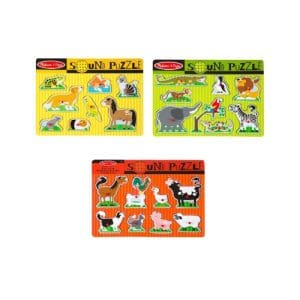 Animals Sound Puzzle Assorted (One Supplied)