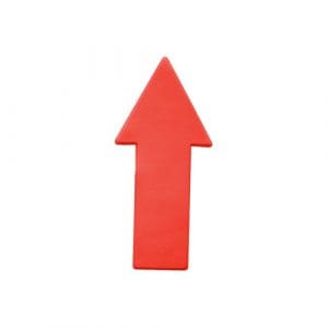 Arrow Floor Marker (Pack of 6): Red