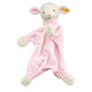 Sweet Dreams Lamb Comforter, Pink