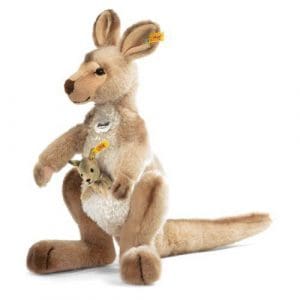 Kango Kangaroo With Baby, Beige Tipped