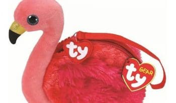 TY Gilda Flamingo - Wristlet
