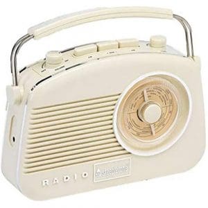 Baby Brighton Retro Compact FM Radio - Cream