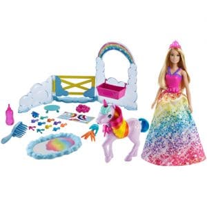 Barbie Rainbows and Unicorn Playset