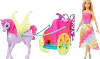 Barbie with Fantasy Horse & Chariot