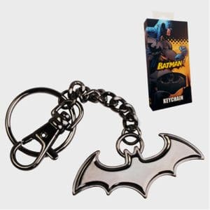 Batman Shaped Logo Keychain - Black