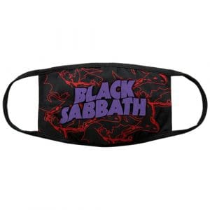 Black Sabbath Red Thunder Front Logo Face Coverings