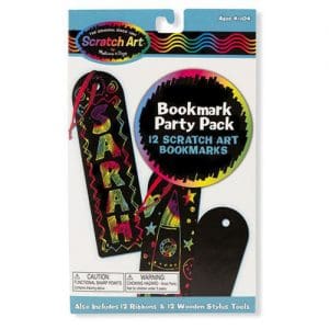 Bookmarks Scratch Art Party Pack