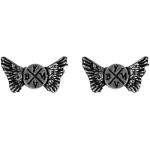 Bullet For My Valentine Wings Logo Stud Earrings