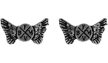 Bullet For My Valentine Wings Logo Stud Earrings