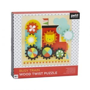Busy Trains Wooden Twist Puzzle