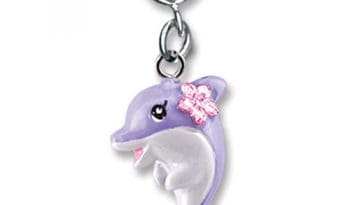 Charm It Purple Dolphin Charm