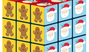 Christmas Festive Puzzle Cube