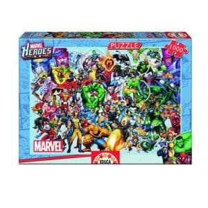Collage of Marvel Heroes 1000pc Jigsaw Puzzle