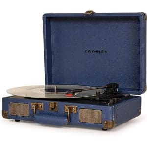 Cruiser Plus Deluxe Portable Turntable - Navy