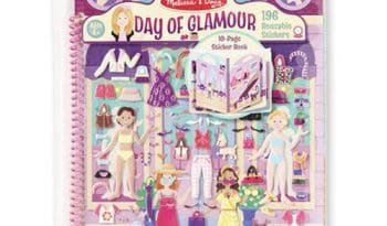 Day of Glamour Deluxe Puffy Sticker Album