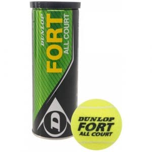 Dunlop Fort All Court Tennis Balls - Tube of 3
