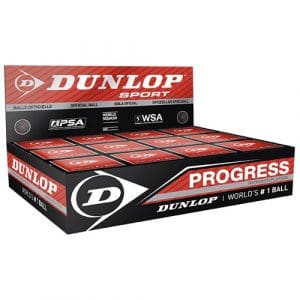 Dunlop Progress Squash Balls (1 Ball Box of 12)