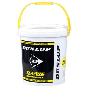 Dunlop Trainer Tennis Balls - 60 Ball Bucket
