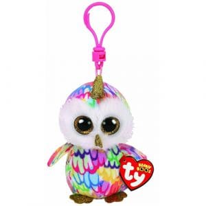 Enchanted Owl with Horn: Boo - Key Clip