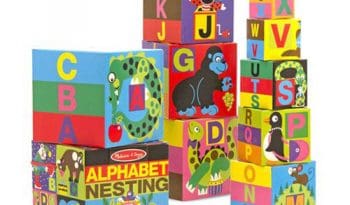 English Alphabet Nesting and Stacking Blocks