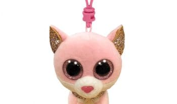 Fiona Pink Cat - Boo - Key Clip