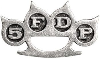 Five Finger Death Punch Knuckle Duster Badge