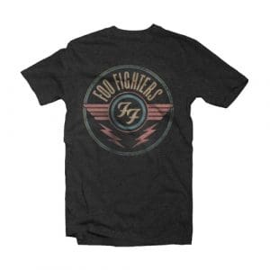 Foo Fighters Ff Air Amplified Vintage Charcoal Small T Shirt