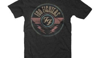 Foo Fighters Ff Air Amplified Vintage Charcoal Small T Shirt