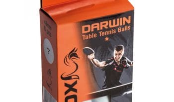 Fox TT Darwin 1 Star Table Tennis Balls (Pack of 6)