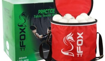 Fox TT Practice Table Tennis Balls & Bag (Pack of 120)