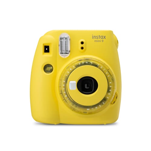 Fujifilm Instax Mini 9 Instant Camera (10 Shots) - Clear Yellow