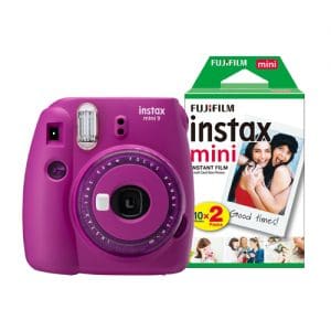 Fujifilm Instax Mini 9 Instant Camera (30 Shots) - Clear Purple