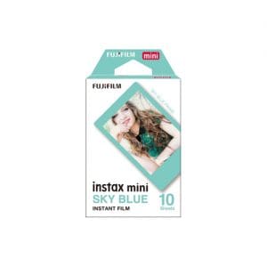 Fujifilm Instax Mini Instant Photo Film - Sky Blue, 10 Shot Pack