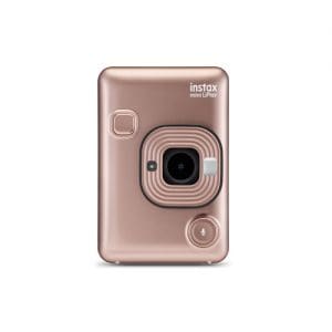 Fujifilm Instax Mini LiPlay Hybrid Instant Camera - Blush Gold