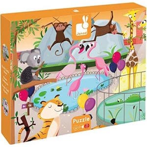 Haptic Puzzle At The Zoo 20 Pieces Children's Jigsaw Puzzle