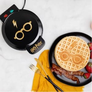 Harry Potter Icon Glasses X Lightning Bolt Waffle Maker