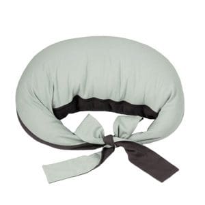 Hippychick Feeding Pillow - Charcoal and Sage Green