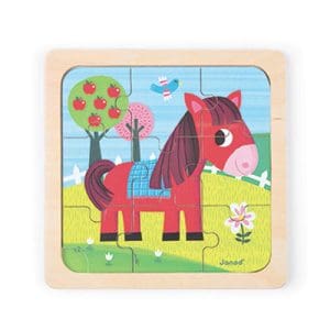 Horse Tornado 9 Pieces Children's Jigsaw Puzzle