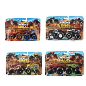 Hot Wheels Monster Truck 1:64 Scale 2 pack Assortment (One Supplied)