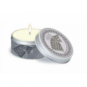 House Stark (Frosted Pine Scented Tin Candle Large)