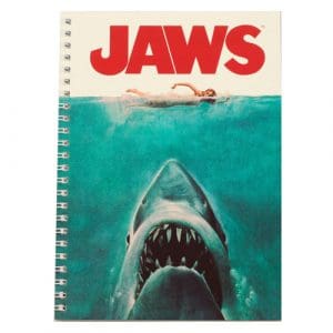 Jaws Movie Poster Spiral Notebook
