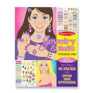 Jewellery & Nails Sticker Pad