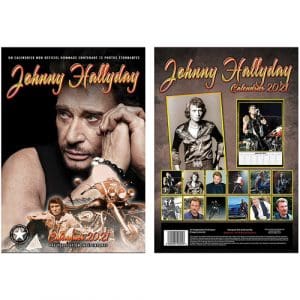 Johnny Halliday (French) Unofficial 2021 Calendar