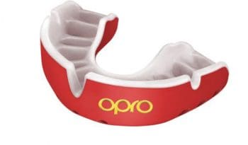 Junior OPRO GOLD Self-Fit GEN4 Mouthguard - Red/Pearl
