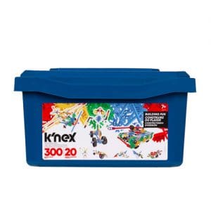 K'NEX Classics 300 Pc/ 20 Model Building Fun Tub (Blue Tub)